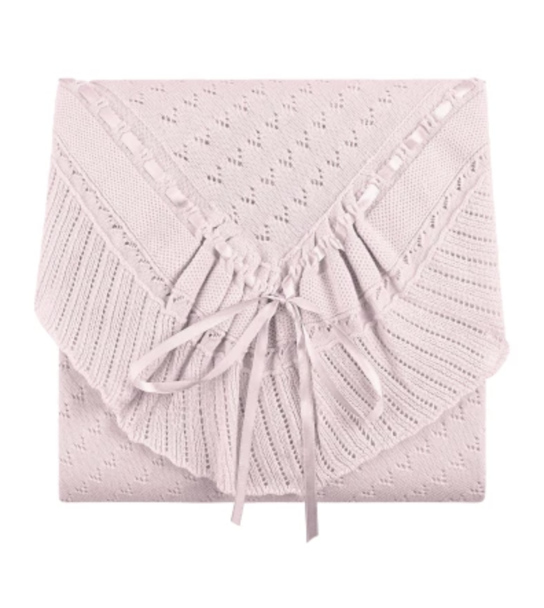 Pointelle Knit Blanket