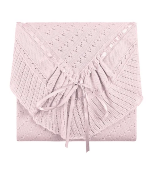 Pointelle Knit Blanket