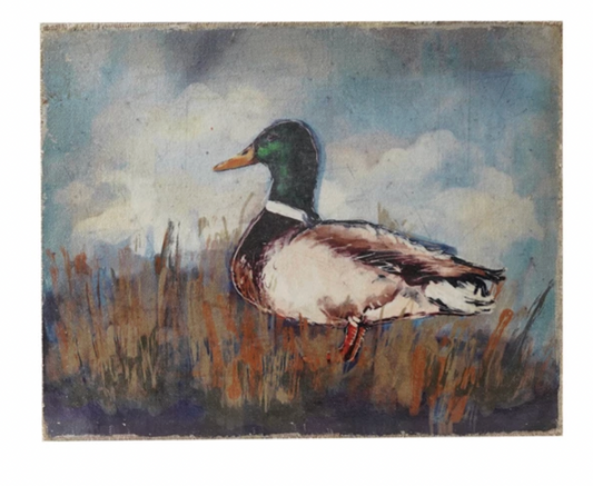 Canvas Wall Décor with Duck Image