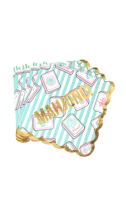 Mahjong Beverage Napkin