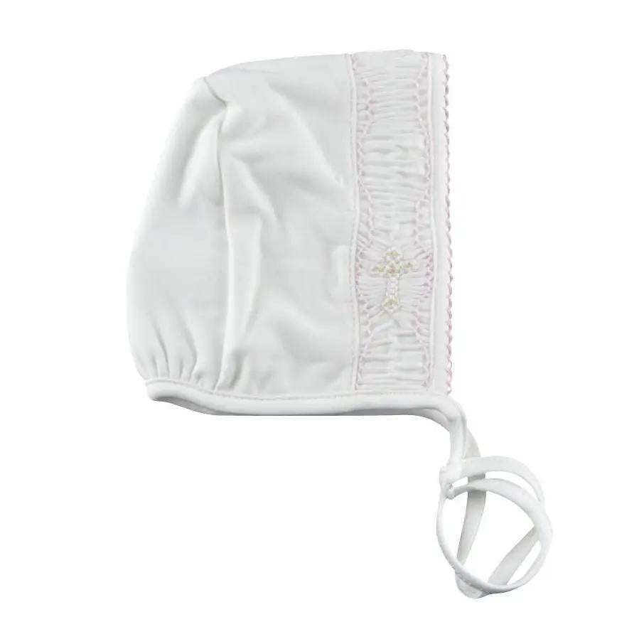 Baby Girl Cross Bonnet