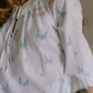 Blue Lucy Ruffle Long Sleeve Nightgown