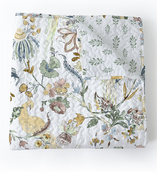 Savannah Yellow King Quilt