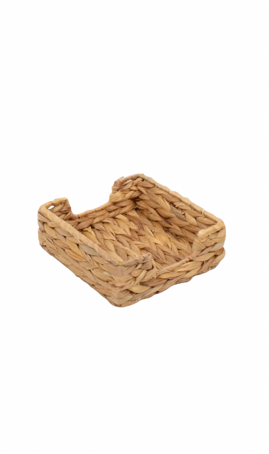 Natural Woven Cocktail Napkin Tray