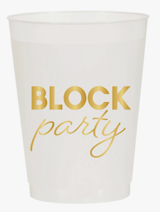 Block Party Reusable Cups