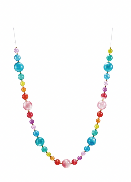 74"L Colorful Plastic Ball Garland
