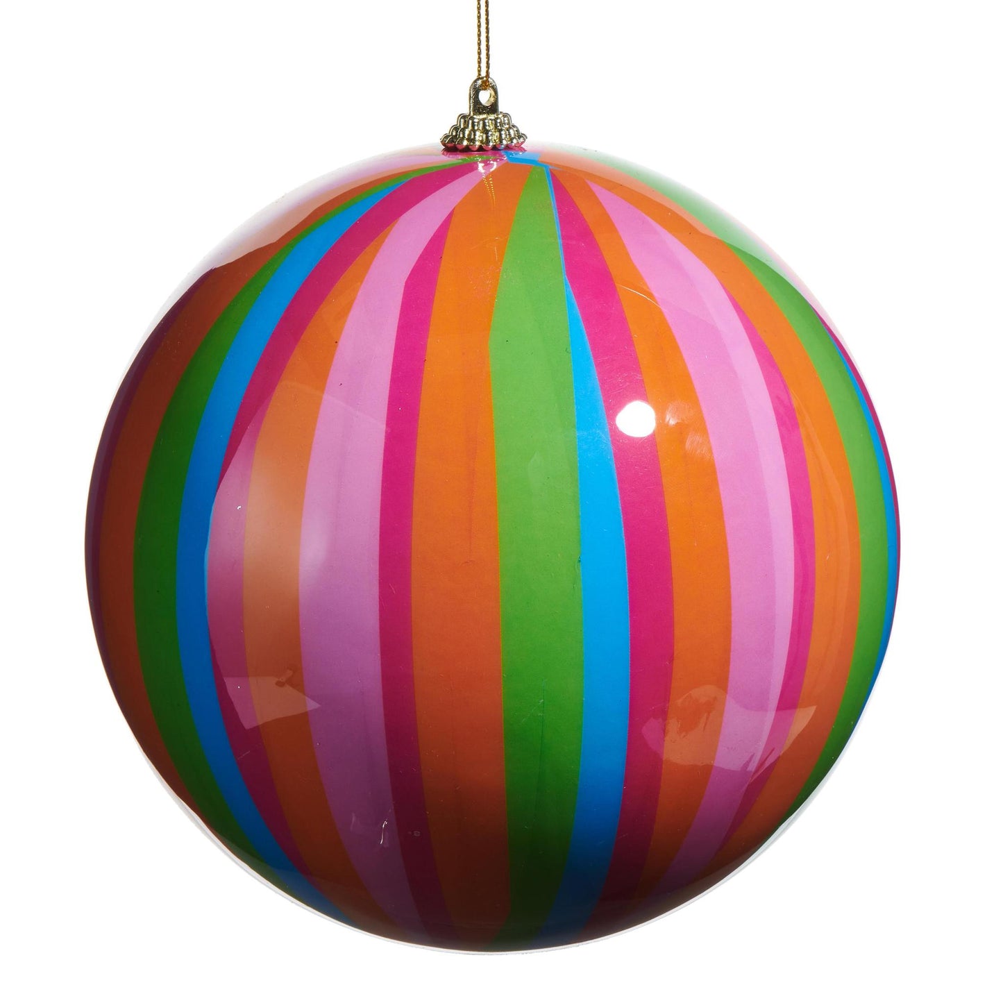 Stripe 6" Ball Ornament
