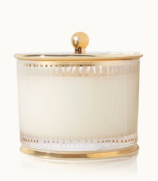 13.5oz Frasier Fir Frosted Wood Candle