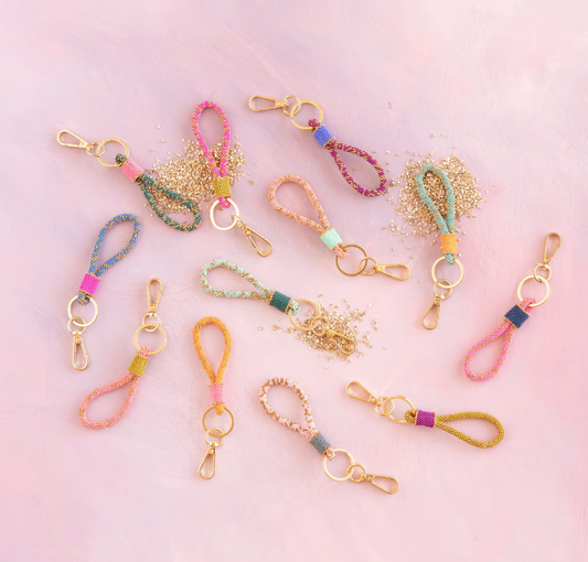 Cosmic Confetti Key Ring Loop