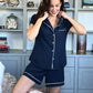Donna Short Sleeve Shirt Dark Sapphire