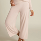 Pink Wide Leg Capri Pant