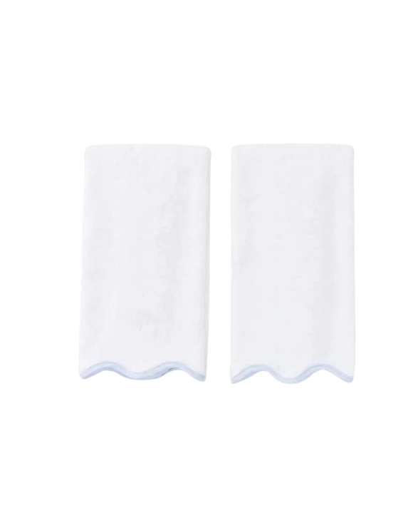 Weezie Scallop Hand Towels