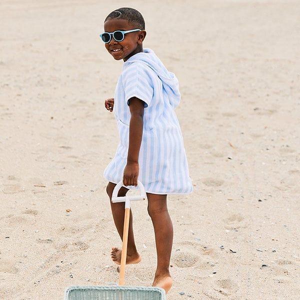 Weezie Kids Coverup in Light Blue Stripe