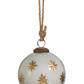 Gold Star Etched Ornament