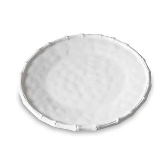 VIDA Bamboo Round Platter (White)