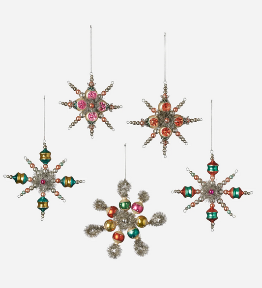 Tinsel Starburst Ornament