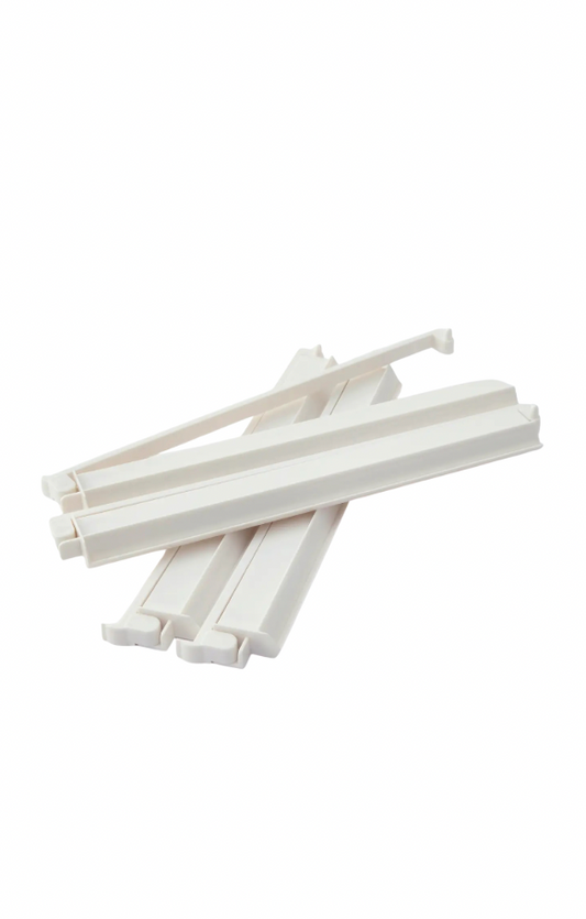 White Acrylic Rack & Pusher Set