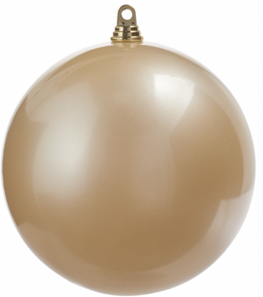 10" Champagne Pearl Ornament