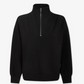 Hawley Half Zip Sweat in Black