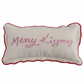 "Merry Kissmas" Lumbar Pillow
