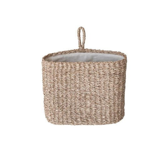 Woven Seagrass Door Basket