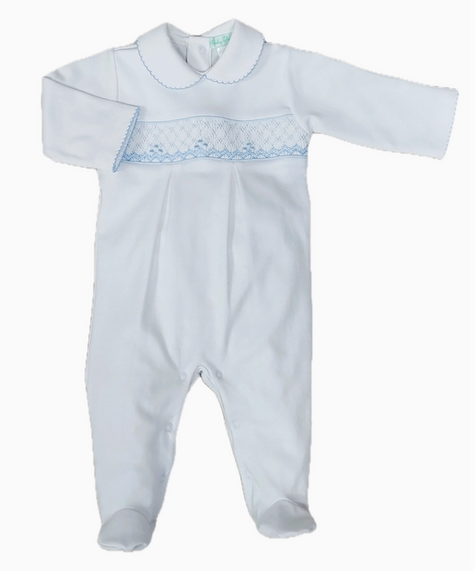 Eden Blue Baby Boy Footie