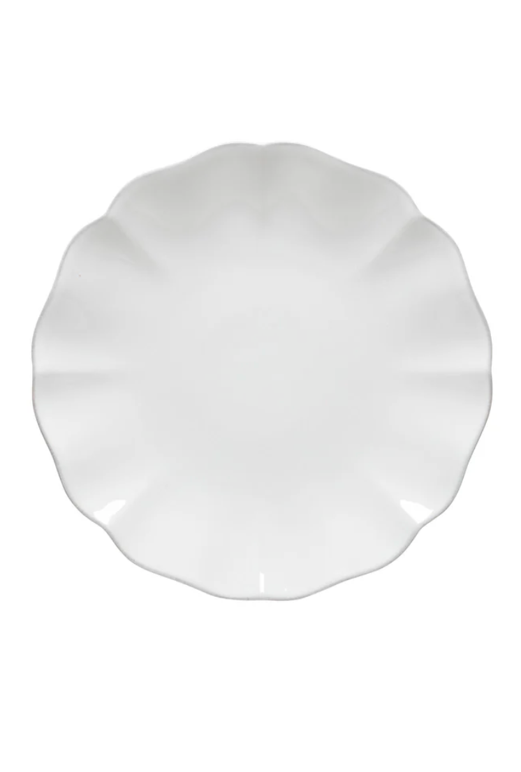 Rosa Dinner Plate White