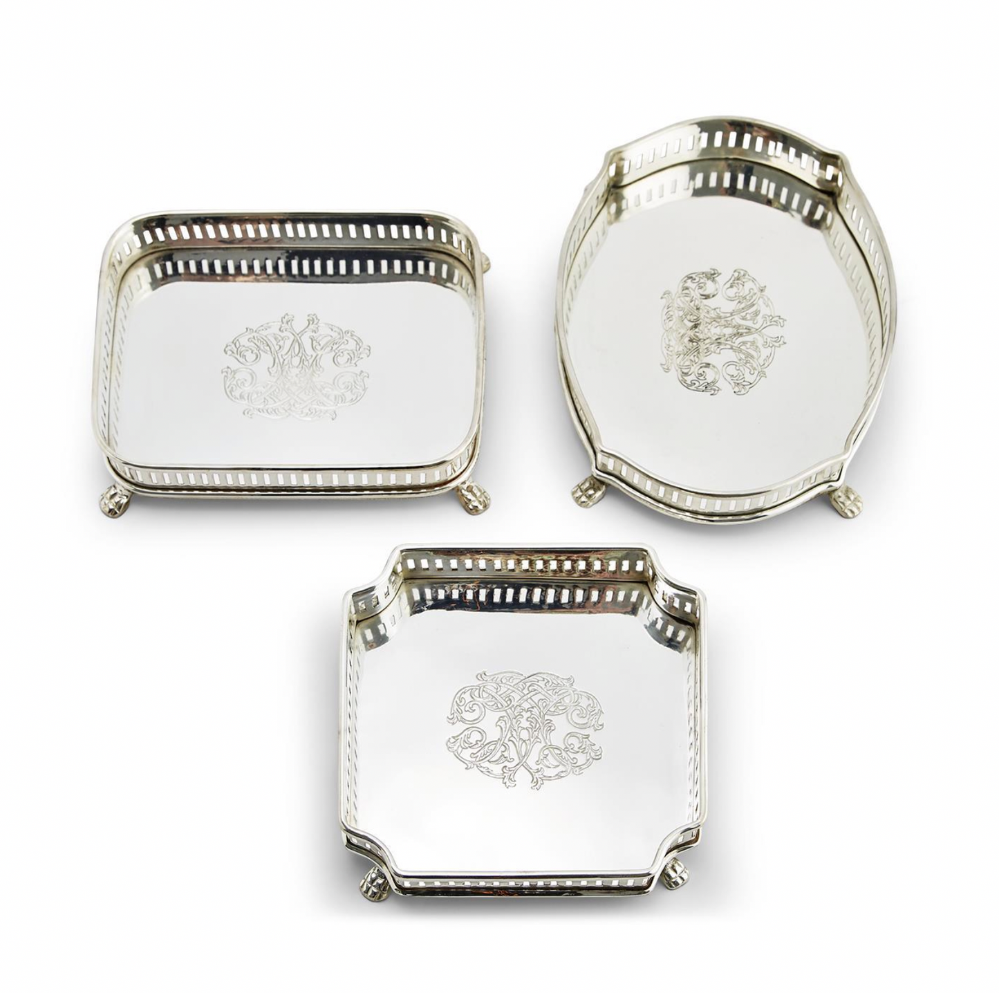 Galway Engraved Gallery Tray