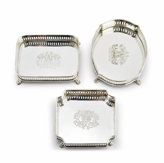 Galway Engraved Gallery Tray