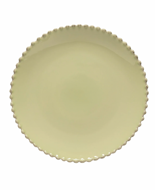 Pearl Dinner Plate Lily Green