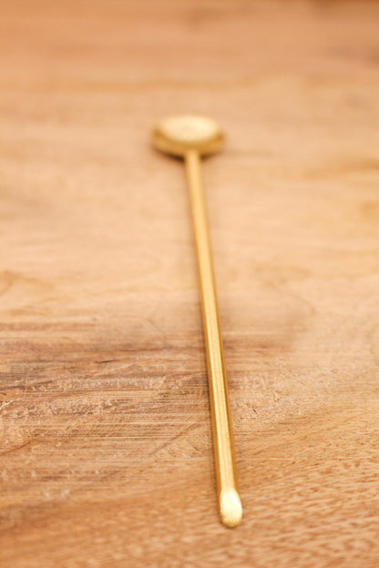 Gold Thin Long Spoon