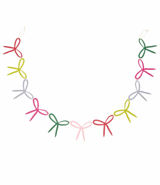 Brightly Bow Garland