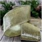 4" Gold/Silver Metallic 10 yd